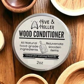 Natural Beeswax Wood Conditioner