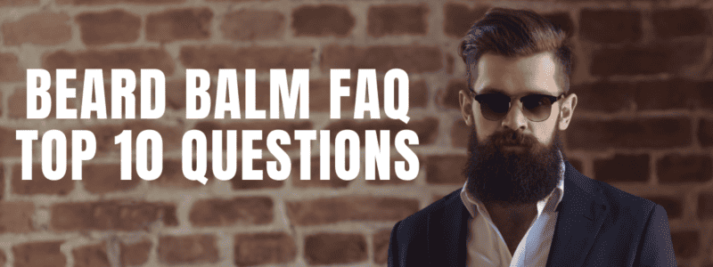 Bearded man with questions about beard balm