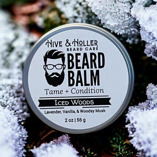 Iced Woods Beard Balm - Vanilla, Smokey Wood, & Lavender