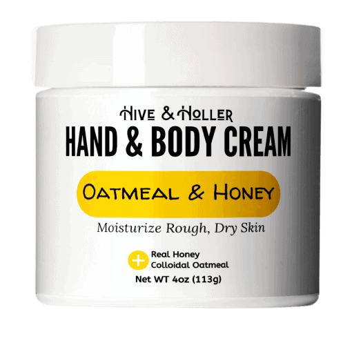 Oatmeal Honey Hand Body Cream - Almond, Oats, and Honey