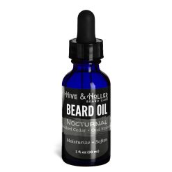 Nocturnal Beard Oil Bottle