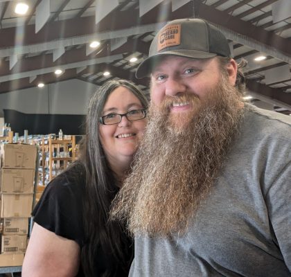 Picture of Amanda and Mike at a show in Maryland.