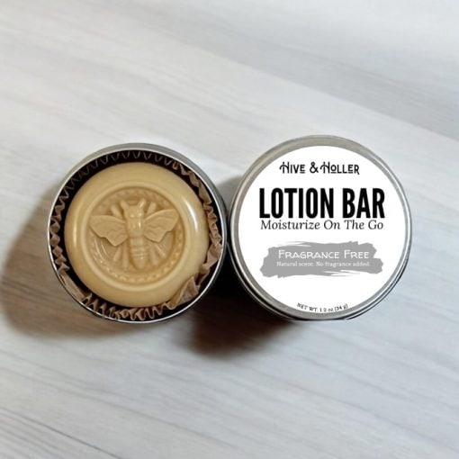 Fragrance Free Solid Lotion Bar