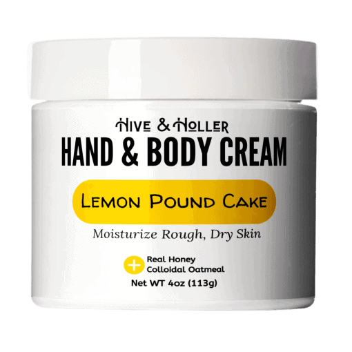 Lemon Pound Cake Hand Cream Jar