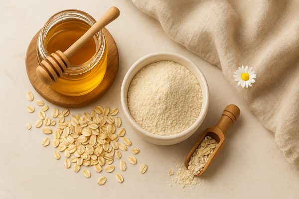 Honey and Colloidal Oatmeal for Dry Skin